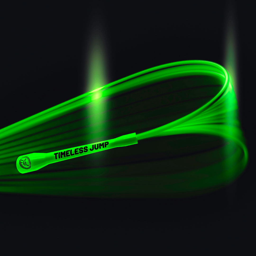 Salto atemporal™ Corda - PVC | Verde Neon