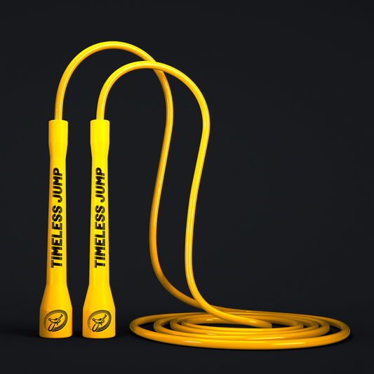 Saut intemporel™ Corde - PVC | Jaune Thunderbolt