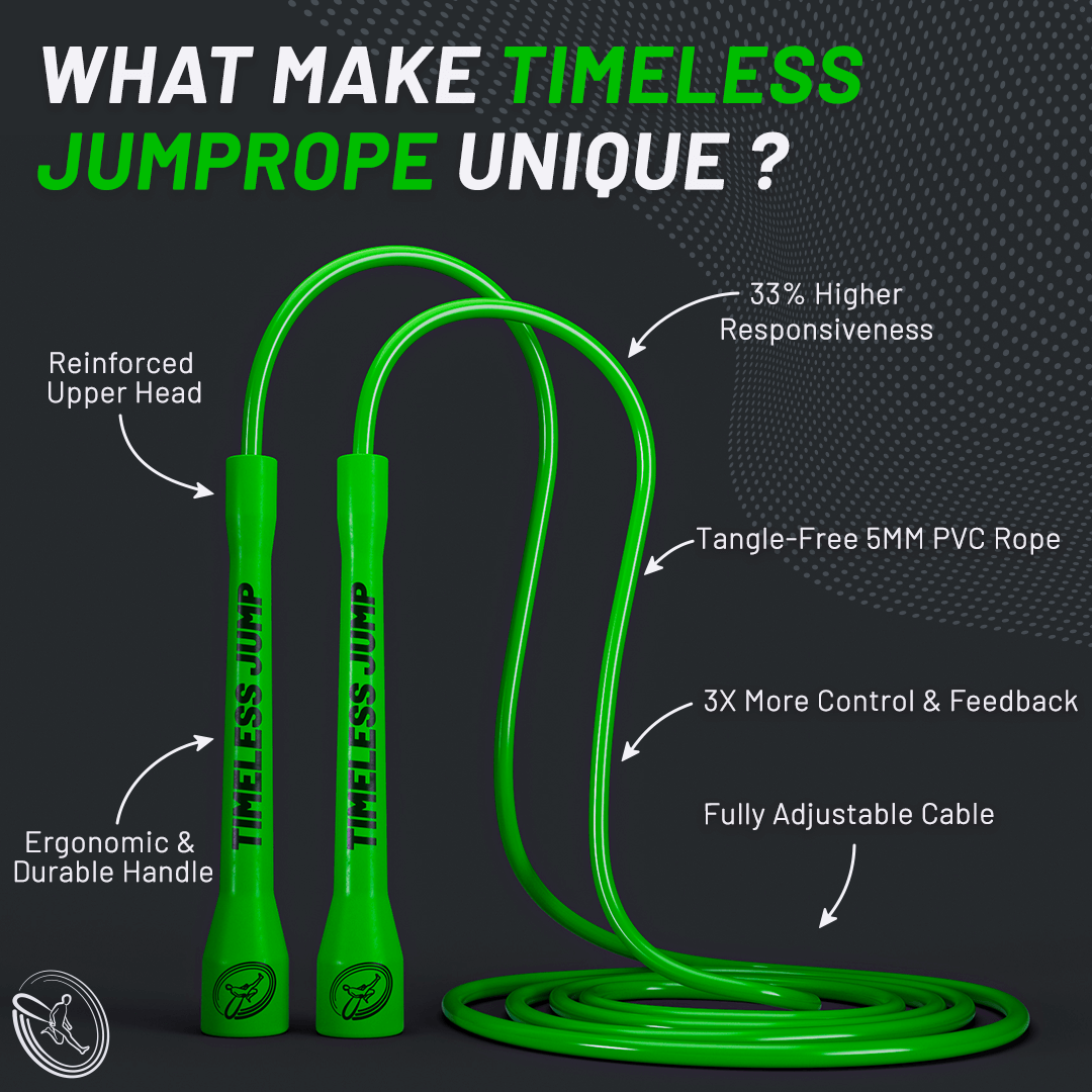 Timeless Jump™ Rope - PVC | Orange Blaze